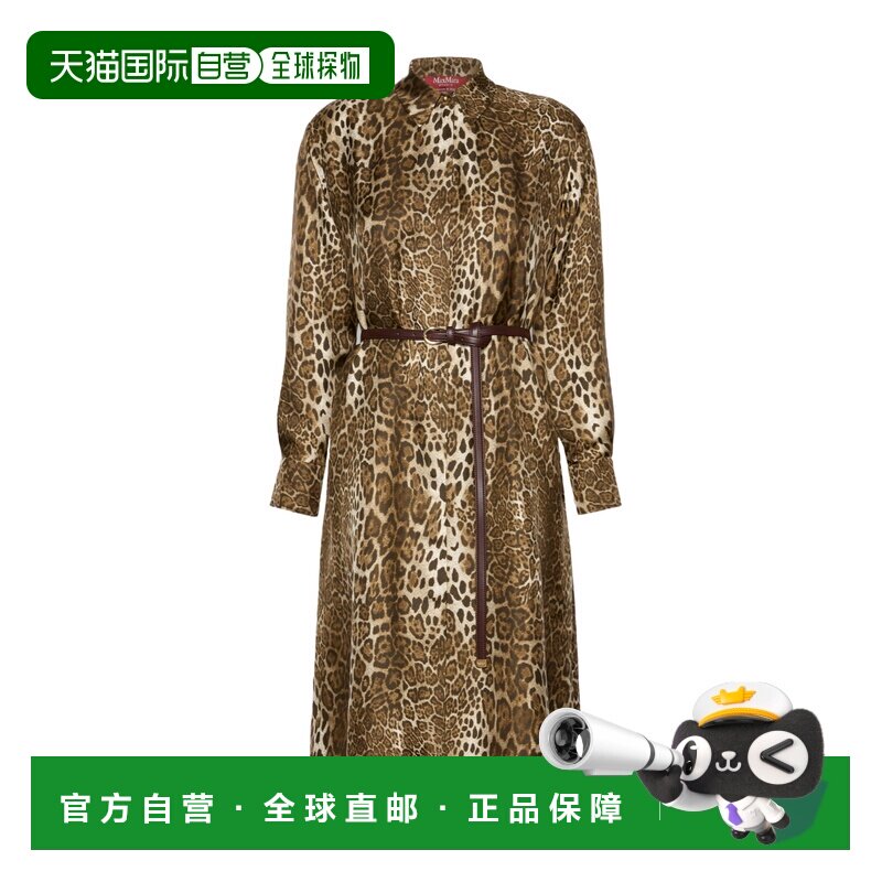 MAX MARA 女士连衣裙 6226026106001 AW2026 花色 印花真丝衬衫裙图片