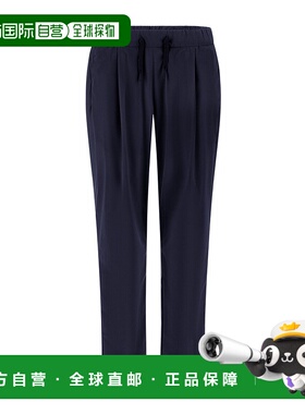 HERNO 女士休闲裤 PT000089D12691Z9201 SS2025 蓝色卫裤