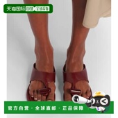 潮奢 LOEWE 罗意威 1h可退 女士 绑带皮质人字拖