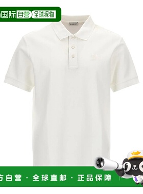 BURBERRY 男士T恤 8099166WHITE SS2025 白色 Burberry Logo Embr