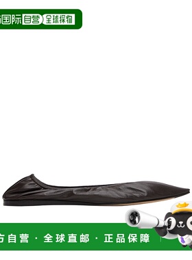 THE ROW 女士芭蕾乐福鞋 F1577SL1LQB SS2025 黑色女鞋一脚蹬