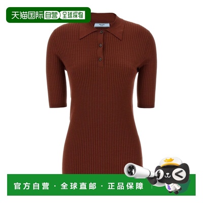 PRADA 女士POLO衫 P24N2U16SUSOOOF0033 SS2025针织衫