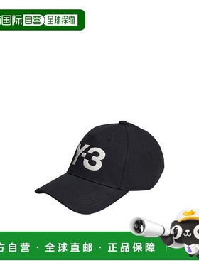 Y-3 男士帽子 JP1142 SS2025 黑色 可调整棒球帽高端正品