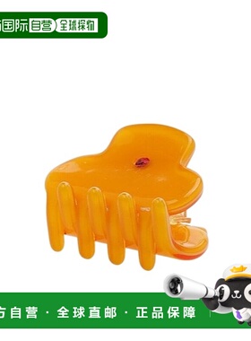 1h可退 ETRO 女士发饰 03655635 SS2025 黄色 徽标发饰配饰