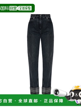 SALVATORE FERRAGAMO 女士牛仔裤直筒裤 13H168P786363NERO