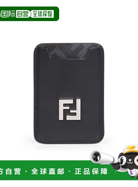 FENDI 男士卡包 7M0364AFF2F0GXN AW2025 黑色收纳