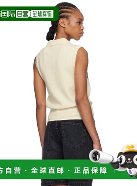 1h可退 潮奢 GANNI 甘尼 女士 灰白色 Graphic Wool Mix Collar