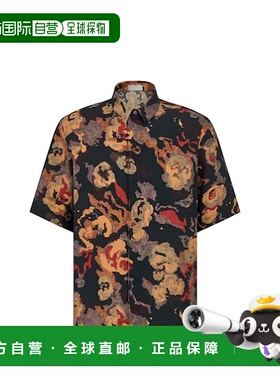 DIOR 男士衬衫 193C545A5792982 AW2025 休闲风黑色 Shirts