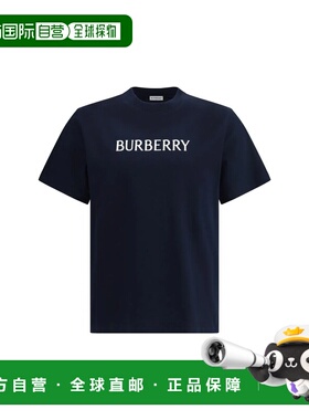 BURBERRY 男士T恤 8122388A1222 SS2026 蓝色 Midnight blue cott