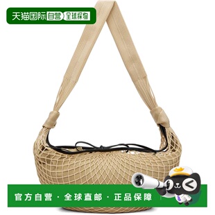 1h可退 潮奢 Lemaire 男士 驼色 Croissant Filt 单肩包 BG0128TP