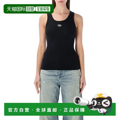 DIESEL 女士背心吊带 26PA199080JMBA900 SS2026 黑色