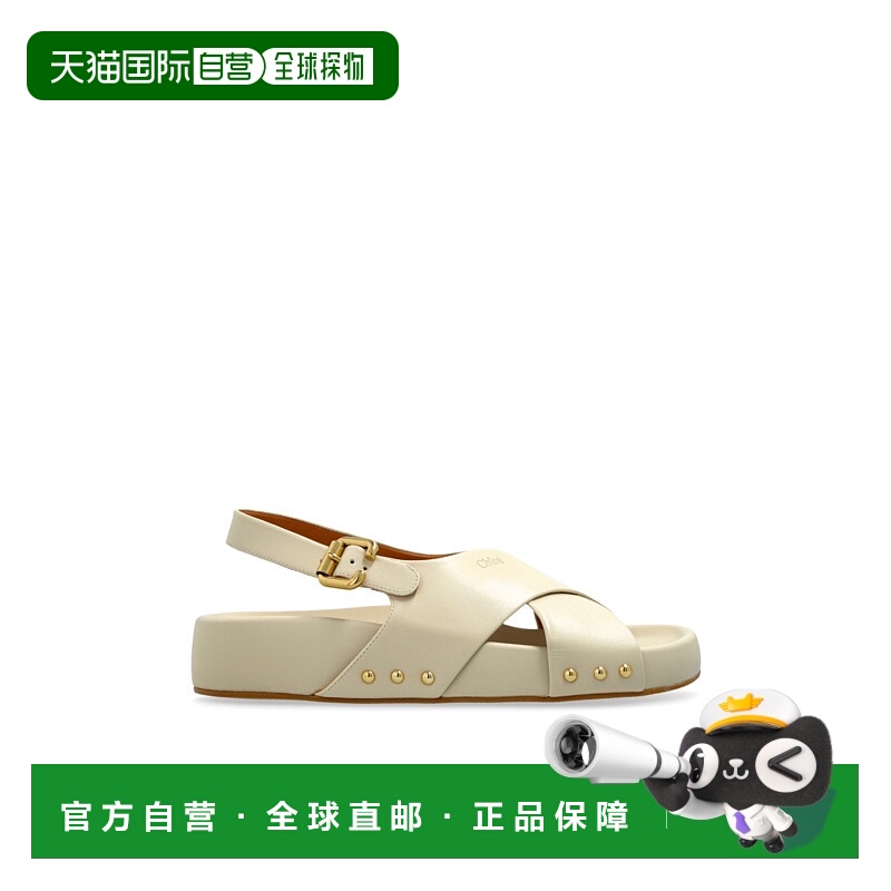1h可退 CHLOÉ 女士凉鞋 CH25A10AH3122 AW2025 白色 MAE凉鞋