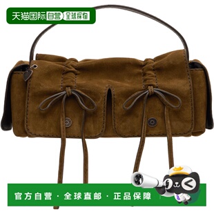 1h可退 潮奢 Acne Studios 艾克妮 女士 棕色多袋手提包 C10258