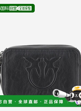 PINKO 女士化妆包 104336A26JZ99S SS2025 黑色 CARRIE 相机包