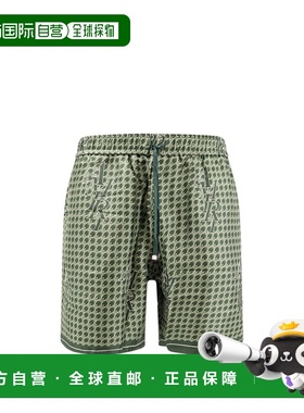 AMIRI 男士短裤 PS24MPB005RAINFORES SS2024 绿色