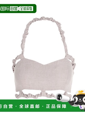 GANNI 女士上衣 F6822428 SS2022 粉红色 Pink Top & Tank抹胸