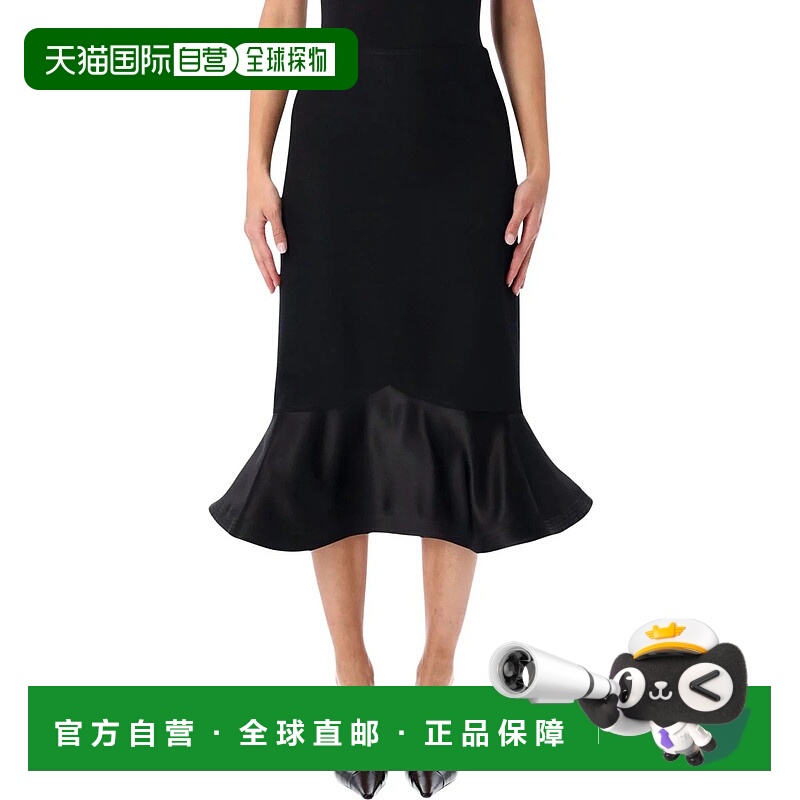 1h可退 FENDI 女士半身裙 25AFQ7687AJYFF0GME AW2025 黑色