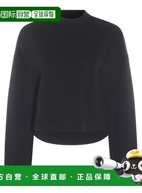 1h可退 潮奢 moncler 女士 黑色粘胶纤维运动衫 K24038G0000289AY
