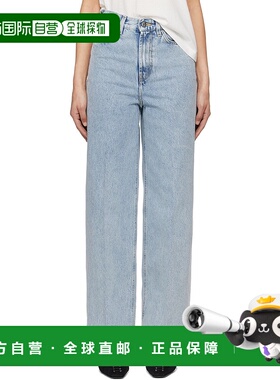 1h可退 潮奢 TOTÊME 女士 蓝色 Wide Leg 牛仔裤 242WRB2426FB004