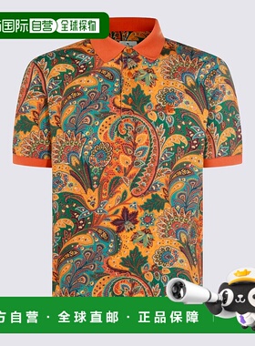 1h可退 ETRO 男士T恤 MRMD0004AKF83X0855 SS2026 橙色