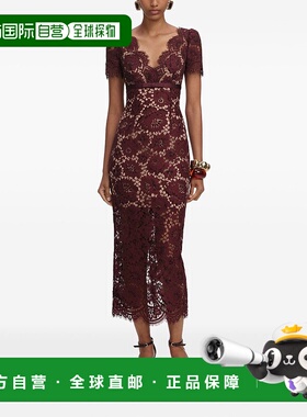 1h可退 SELF-PORTRAIT 女士连衣裙 AW25096MBURGUNDY AW2025