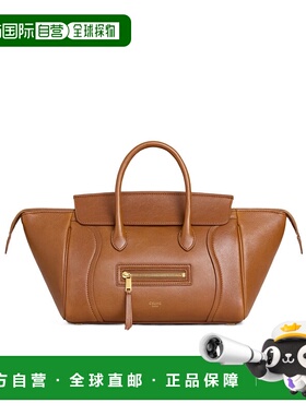 CELINE 女士斜挎包 124213GW2GFY5 SS2026 棕色 拉链手提包单肩包