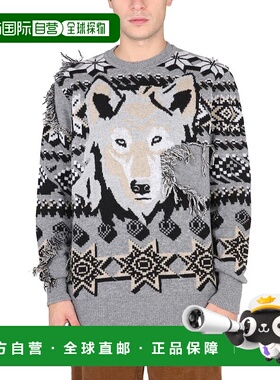 1h可退 ETRO 男士针织衫 1M91093880003-13 AW2022 灰色 Etro Cho