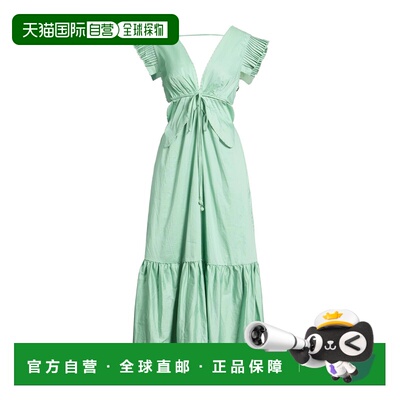 潮奢 FARM RIO 女士 中长连衣裙 green绿色 舒适时尚