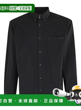 A.P.C. 男士衬衫 COHAHH12599LZZ SS2026 黑色