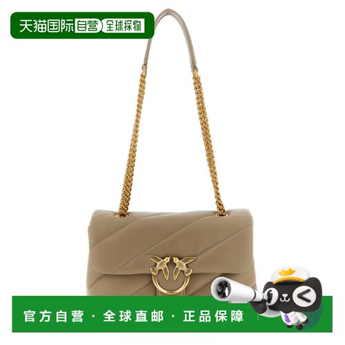 PINKO 女士斜挎包 100038A0F2I49Q AW2026 浅棕色 'Love Bag Puff