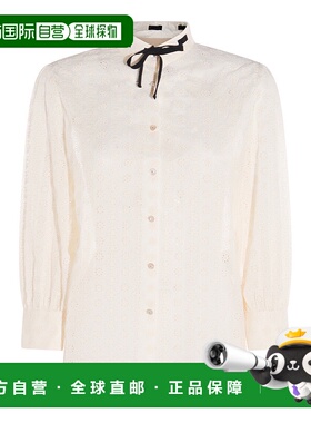 1h可退 潮奢 valentino 华伦天奴 女士 蝴蝶結扣襯衫 7B3AB7P39EU