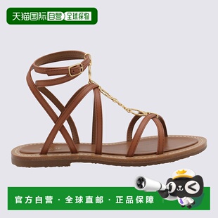 AW2025 364163767C04LU 棕色 Strappy san CELINE jewel 女士凉鞋