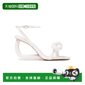 潮奢 ZIMMERMANN 女士 1h可退 蝴蝶结饰坡跟凉鞋 2729S19IV