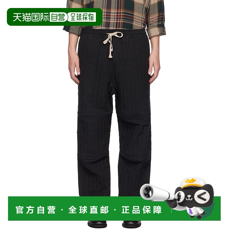 潮奢 Jan-Jan Van Essche 男士 黑色 O-Project 系列 Dense Twill