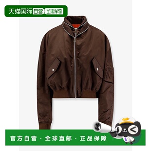 1h可退 潮奢 Givenchy 纪梵希 女士 棕色 Zipped Shawl Collar 飞