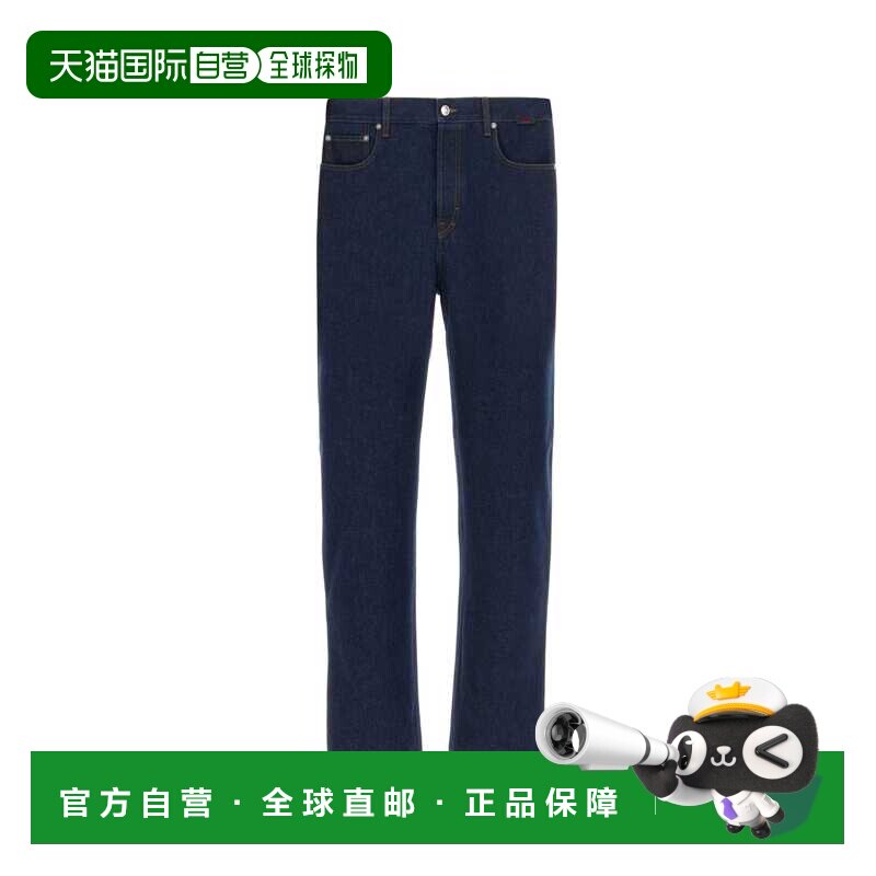 GUCCI 男士牛仔裤 815642XDDBG4759 AW2025 蓝色 腰带环牛仔裤