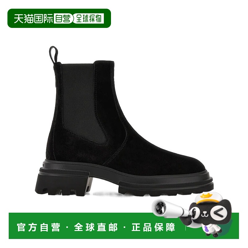 1h可退 HOGAN 女士靴子 HXW6740FM0IBYEB999 SS2025 黑色 10-Stor