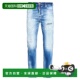 潮奢 舒适时尚 Dsquared2 男士 1h可退 blue蓝色 二次方 牛仔长裤