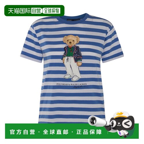 1h可退 polo ralph lauren 女士 上装T恤短袖条纹