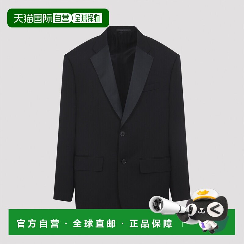 BALENCIAGA 男士西服 857393TNT391000 SS2026 黑【付后1h可退】