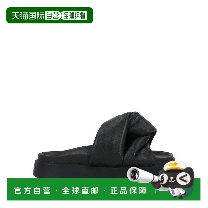 1h可退 潮奢 Inuikii 女士 凉鞋 black黑色 舒适时尚