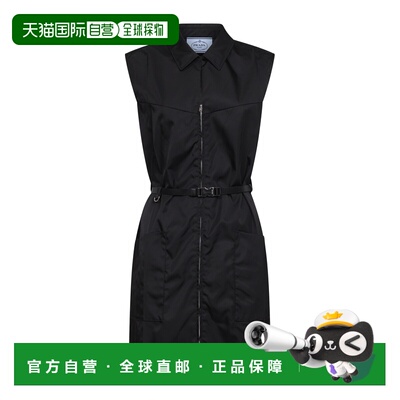 1h可退 PRADA 女士连衣裙 230745OOO1WQ8F0002 SS2026 黑色