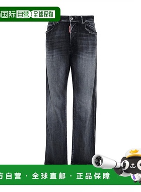 DSQUARED2 女士牛仔裤直筒裤 AW2023 S75LB0836S30503900BLACK