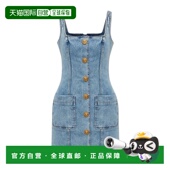 Denim BALMAIN dress SS2026 蓝色 女士连衣裙 GF1R2531DG116FC