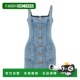 Denim BALMAIN dress SS2026 蓝色 女士连衣裙 GF1R2531DG116FC