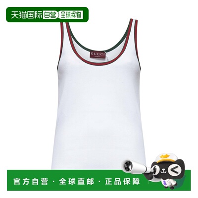 GUCCI 女士背心吊带 815851XJG5O9692 SS2026 白【付后1h可退】