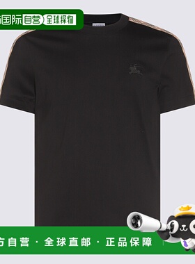 BURBERRY 男士T恤 8106248A1189 SS2026 黑色 SU25-MW-TAL-2.6.01