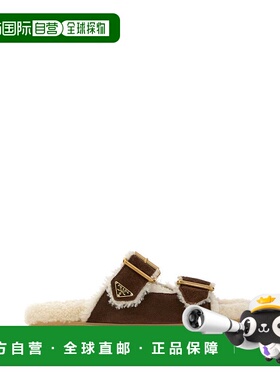 PRADA 女士拖鞋 1XX775FZF20JFTF0324 AW2025 棕色女鞋