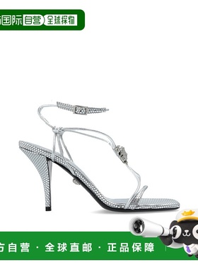 VERSACE 女士凉鞋 10209651A152361E01P AW2025 灰色高跟