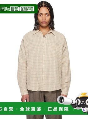 1h可退 潮奢 Mfpen 男士 驼色 Executive 衬衫 M125003